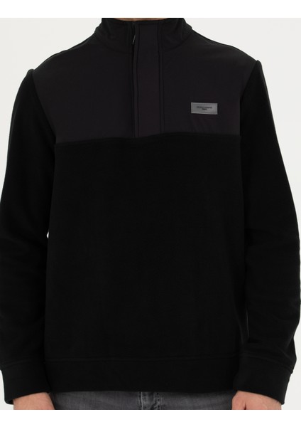 Erkek Siyah Regular Fit Sweatshirt 50271771-Vr046