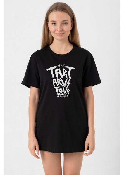 Percy Jackson The Tartarus Tour Siyah Kadın Oversize Tshirt