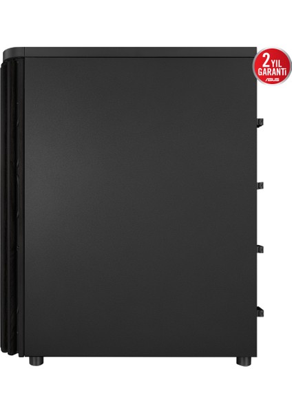 Proart PA401 Wood Metal Panel Boş Bilgisayar Kasası 1x Arka Fan 2x Ön Fan - Siyah