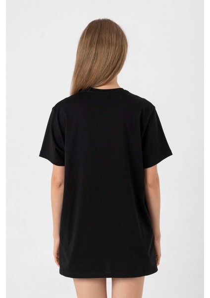 Sarı Lacivert Dna Siyah Kadın Oversize Tshirt indirimleri