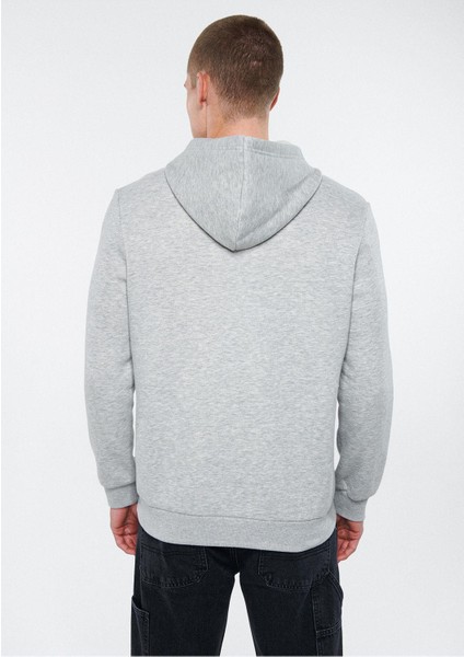 Serüven Erkek Kapüşonlu Gri Sweatshirt modelleri