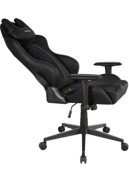 Gamenote GC936A Profesyonel Gaming Kumaş Oyuncu Koltuğu - Siyah / Yeşil