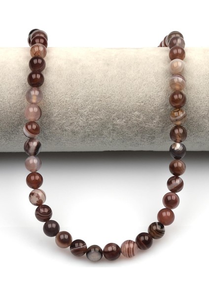 Botswana Akik Doğal Taş Dizi 8 mm Küre Kesim fiyatları