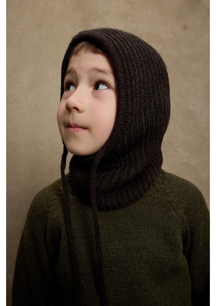 Ipli Çocuk Kar Beresi Koyu Kahve modelleri