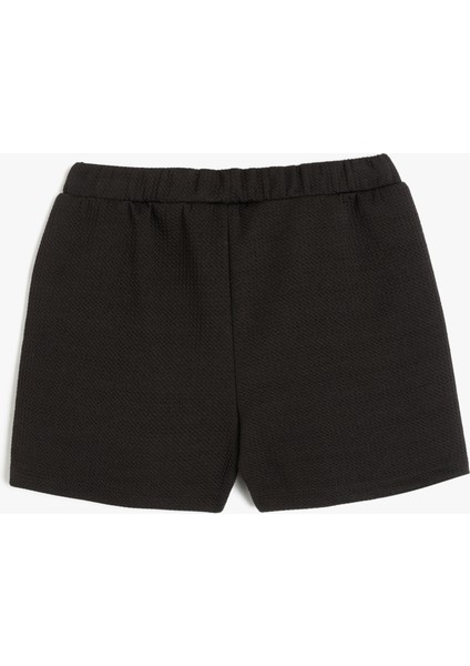 Beli Lastikli Basic Mini Şort Etek