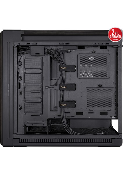 Proart PA602 Wood Edıtıon Metal Panel Boş Bilgisayar Kasası 1x Arka Fan 2x Ön Fan - Siyah fiyatları