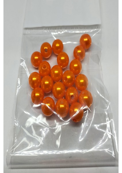 Efsane Turuncu Janjan Boncuk 10 mm (Dar Delik) fırsatları