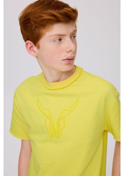 Erkek Çocuk Sarı Tshirt modelleri