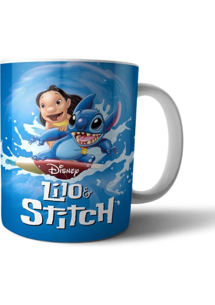 Lilo & Stitch - Lilo ve Stiç Kupa Bardak Model 1