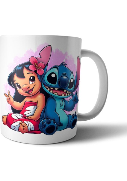 Lilo & Stitch - Lilo ve Stiç Kupa Bardak Model 4