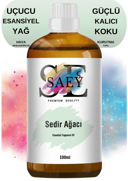 Sedir Ağacı Esansiyel Uçucu Koku Yağ Buhurdanlık Yağı Difüzör Esansı Hobi Esans 100ml