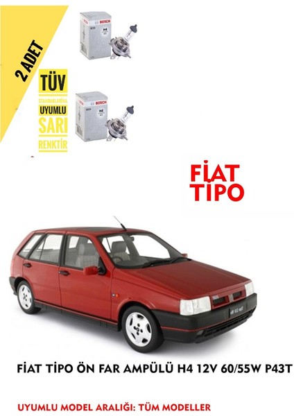 Fiat Tipo Ön Far Ampül Takımı 2 Adet