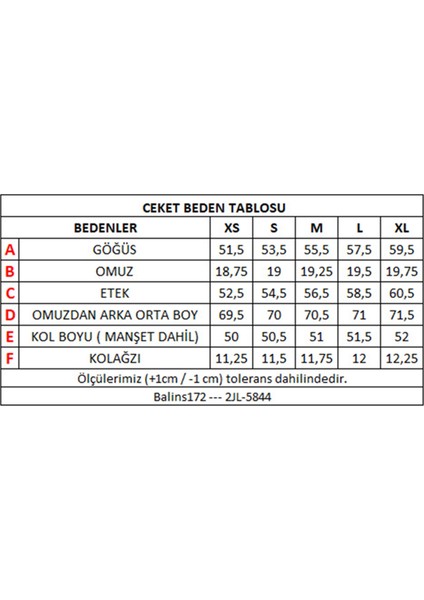 Kadın Kot Ceket 2JL/5844