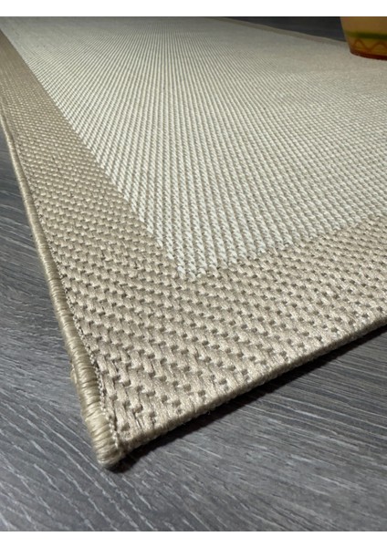 JS9327 Jüt Sisal Bej Makine Halısı