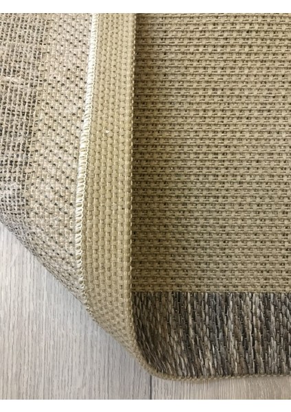 JS9709 Jüt Sisal Bej Kahve Makine Halısı