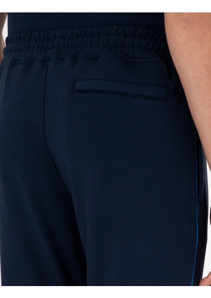 Erkek Lacivert Slim Fit Eşofman Altı 50290640-VR033