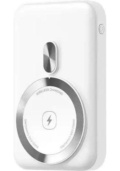 10.000 mAh Magnetic Fast Charging LCD Gösterge Wireless Magsef Kablosuz Powerbank