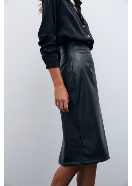 Deri Kalem Etek - Siyah fırsatları