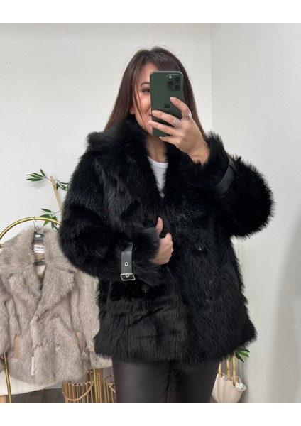 Siyah Lüx Kalite Premium Kürk