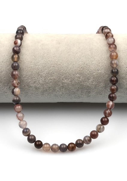 Botswana Akik Doğal Taş Dizi 6 mm Küre Kesim fiyatları