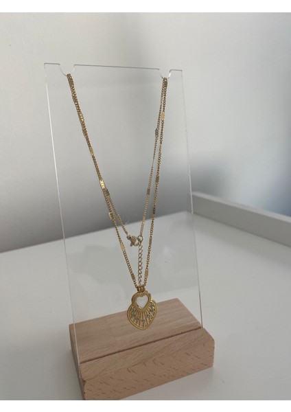 Kalp Detaylı Vintage Çelik Kolye fiyatları