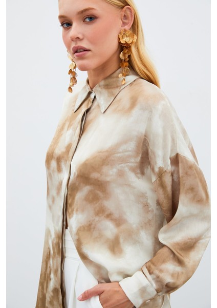 Salaş Uzun Gömlek - Haki indirimleri