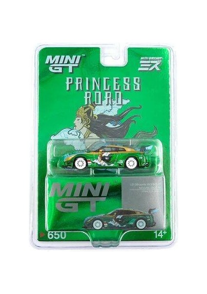 Mini Gt 1/64 Lb-Silhouette Works Gt Nıssan 35GT-RR Ver.2 Prıncess Roro Mını Gt x Mızu Diecas