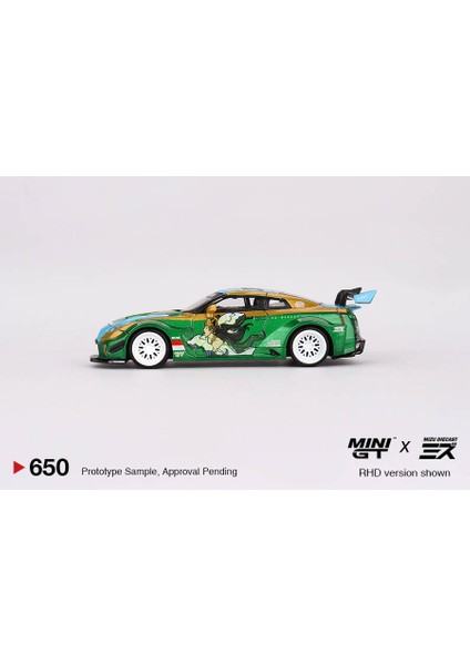 Mini Gt 1/64 Lb-Silhouette Works Gt Nıssan 35GT-RR Ver.2 Prıncess Roro Mını Gt x Mızu Diecas modelleri