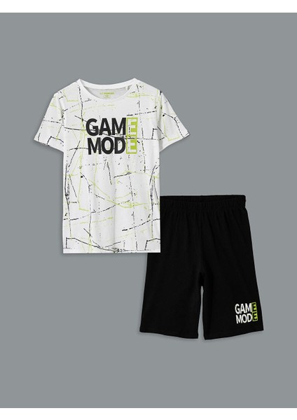 Lcw Kids Bisiklet Yaka Erkek Çocuk Şortlu Pijama Takımı fiyatları