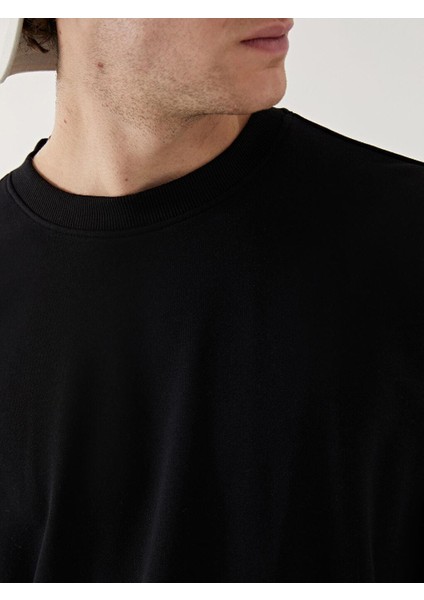 Xsıde Bisiklet Yaka Uzun Kollu Erkek Sweatshirt