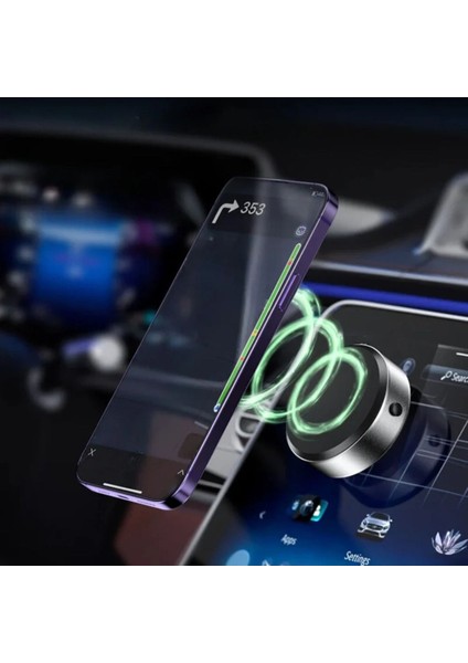 Elektrik Vakumlu Magsafe Destekli Mıknatıslı Tutucu Tüm Cihazlar ve Mekanlar İçin Uygun Araç İçi Telefon Tutucu