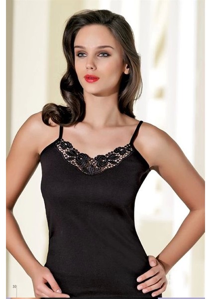Motifli Ip Askı Atlet B080