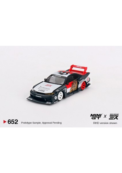 Mini Gt 1/64 Lb-Super Silhouette Nissan Sılvıa (S15)GARUDA Mını Gt x Mızu Diecast