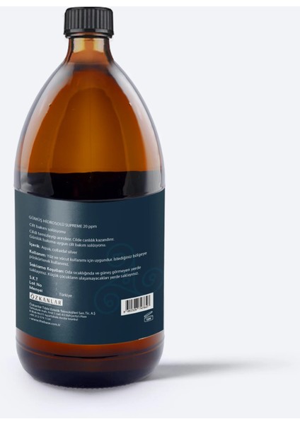 Gümüş Hidrosol Supreme 1lt 20 ppm 5 Nanometre