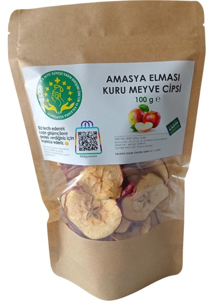 Amasya Elma Kuru Meyve Cipsi