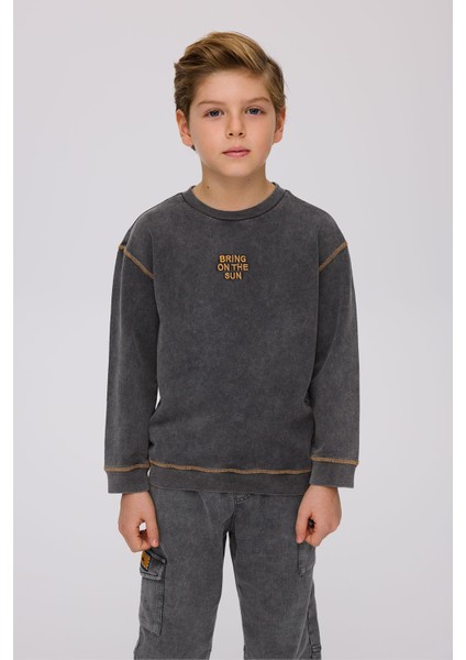 Erkek Çocuk Antrasit Sweatshirt