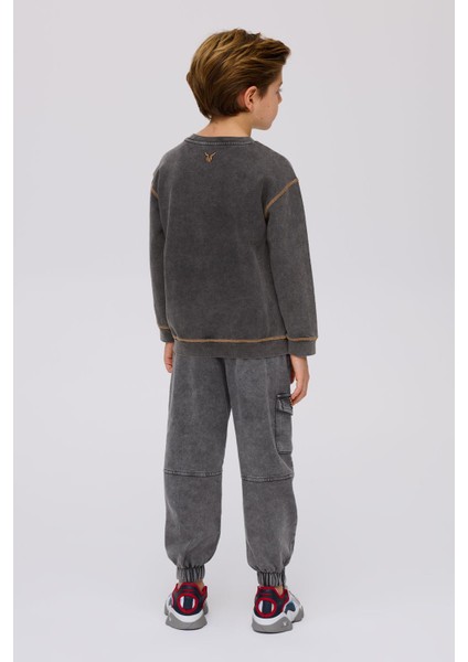 Erkek Çocuk Antrasit Sweatshirt