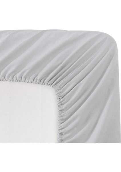 %100 Cotton (Pamuk) 210X240 cm Çift Kişilik Gri Lastiksiz Düz Çarşaf fiyatları