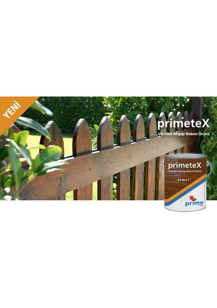 Primetex Solvent Bazlı Yarı Şeffaf Vernikli Ahşap Koruyucu 2,5 Lt Yeşil fiyatları