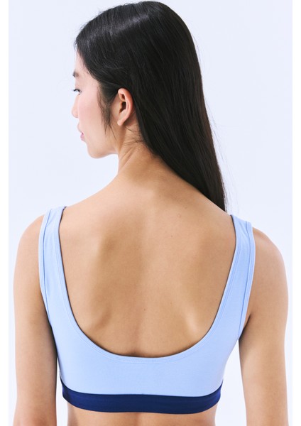 Stitch Removable Padded Açık Mavi Üst - Stitch Koleksiyonu