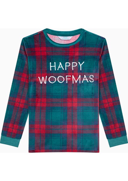 Çocuk Plaid Kırmızı Pijama Takımı fiyatları