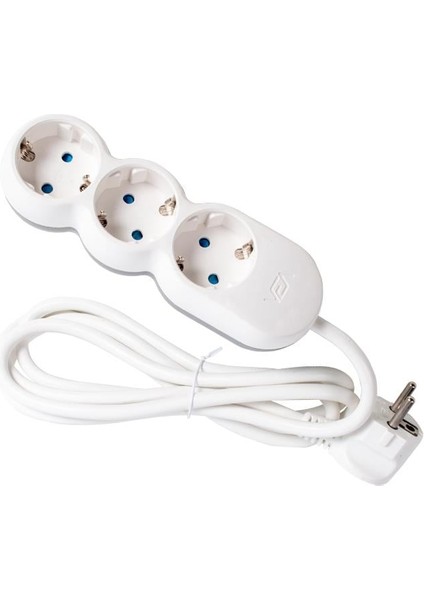 VE-2S3N 3LÜ 1.5 METRE KABLOLU GRUP PRİZ