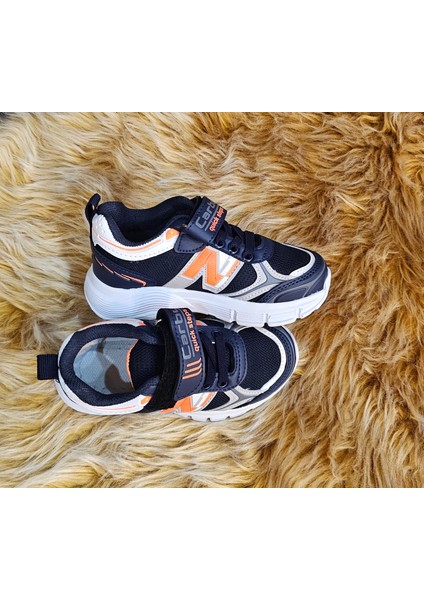 Unisex Spor Rahat Taban Hafif Işıklı Sneaker Bağcıklı Çocuk Ayakkabı