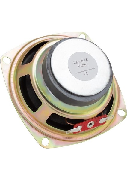 78 3 7.7 CM 8 OHM TWETERSIZ TEKLİ PLASTİK ÇERÇEVELİ HOPARLÖR (BASS HOPARLÖR)
