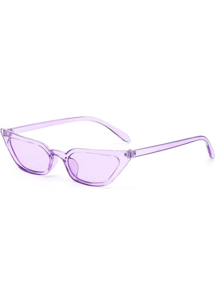 Kadınlar Için Trendy Kedi Göz Güneş Gözlüğü/erkekler Retro Kare Güneş Gözlüğü UV400 Koruma Gözlük Yaz Shades Moda Aksesuarları (Yurt Dışından)