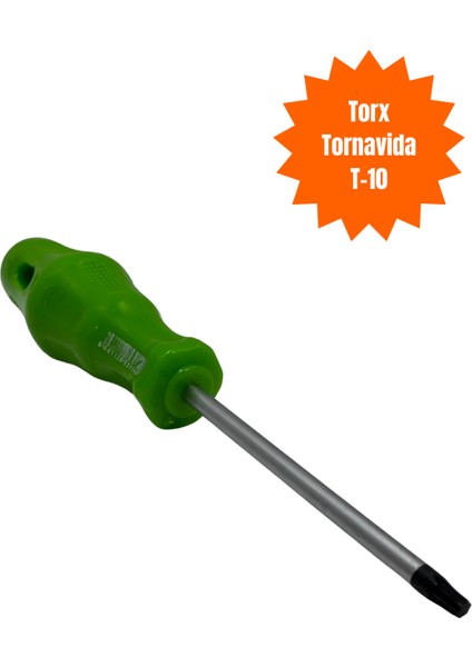Torx Tornavida T-10