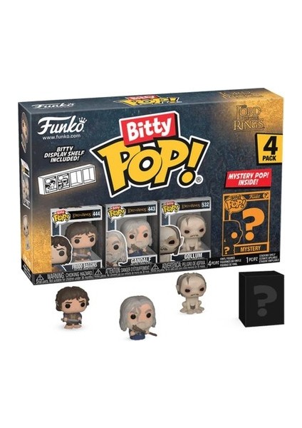 Funko Bitty Pop!: Yüzüklerin Efendisi Mini Koleksiyon Oyuncakları 4'lü Paket
