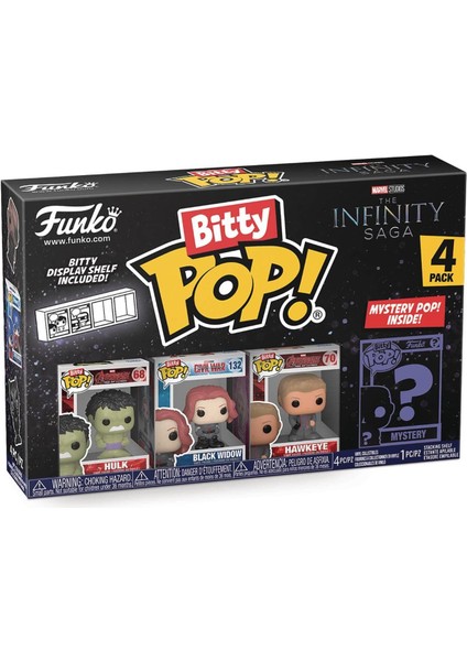 Funko Bitty Pop Marvel Hulk 4'lü Paket