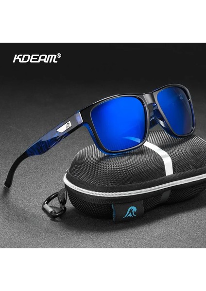 Kdeam Yeni Gerçek Film Polarize Güneş Gözlüğü Unisex Sürüş Güneş Gözlüğü Açık Kare Gözlük KD109 (Yurt Dışından) fırsatları