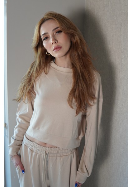 Beyaz Oversize T-Shirt Eşofman Takım fırsatları